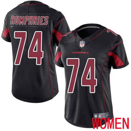 Arizona Cardinals Limited Black Women D.J. Humphries Jersey NFL Football #74 Rush Vapor Untouchable